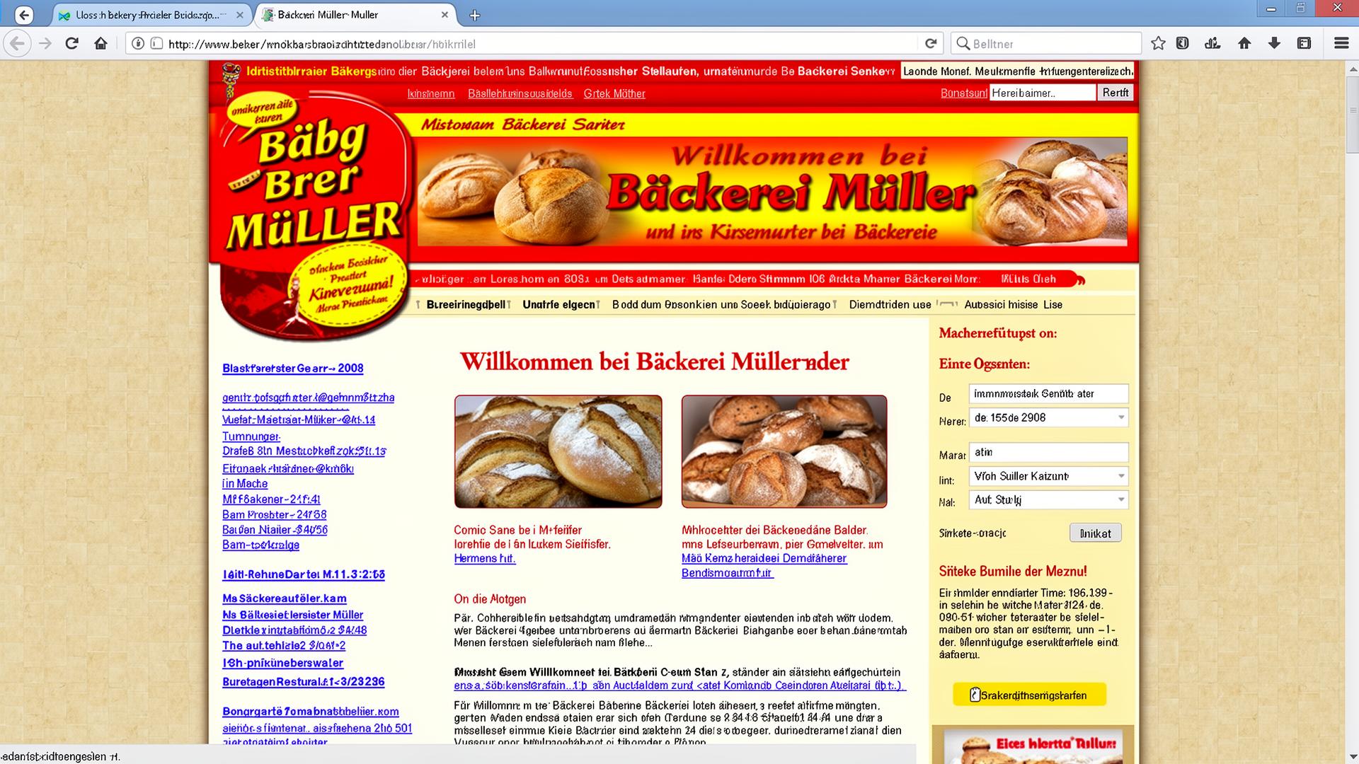 Alte Website vor Neuxal